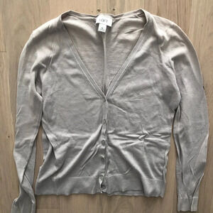 Loft Light Gray Cardigan